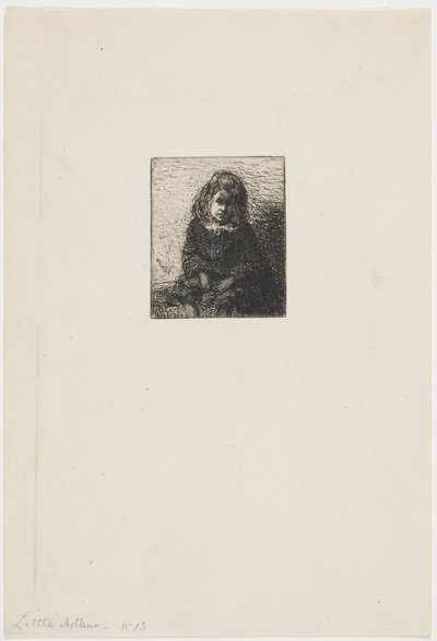 Pequeño Arthur, c.1857-58 de James Abbott McNeill Whistler